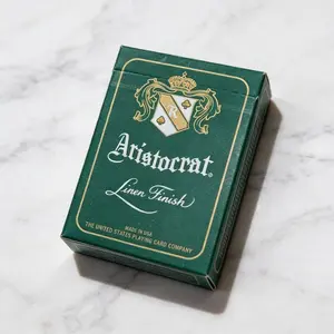 Aristocrat 727 Currency Green 110th Anniversary Playing Cards