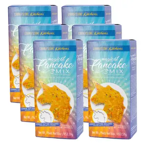 Unicorn Pancake Mix & Unicorn Cookie Cutter | Pack of 6 | 16 oz | Cobblestone Kitchen | CK608