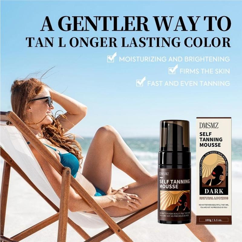 Self Tanner Mousse  3.5oz- Body Care for Skin Tanning and Hydration norvell vivid