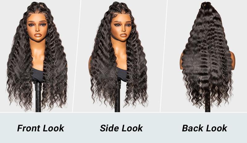 [Spring Must Have] Asteria Hair 13x6 Lace Frontal Wig with Highlights New Deep Wave Curls Pre Cut Lace Human Hair Wigs Stylist Friendly Wig #GetReadyforFashionWeek