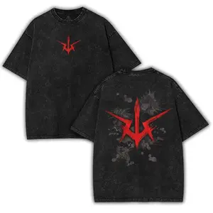 Code Geass Quote Graphic Tee - Premium Washed Cotton Oversized T-Shirt for Men, Classic Streetwear Style with Smooth Print, Heavyweight Casual Fabric, Perfect Gift for Fans