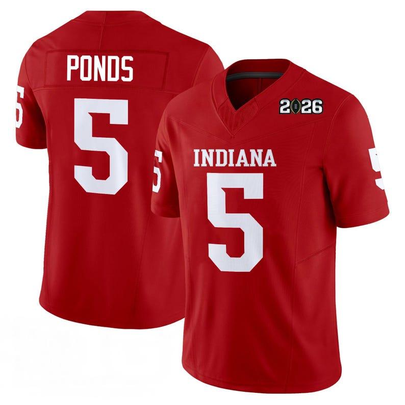 Indiana Football Jersey #15 Mendoza 2026 Championship Season College Style Game Day Shirt