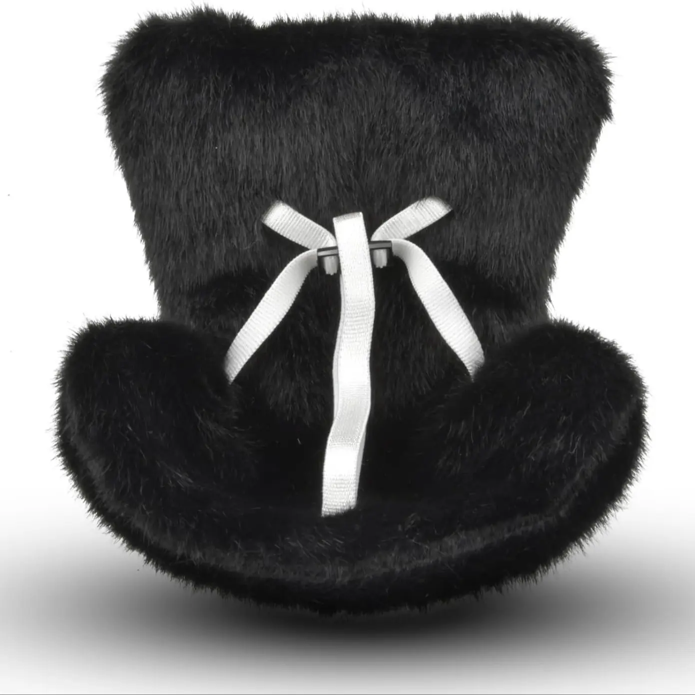 Cute Plush Car Doll Seat Cushion, Adorable Air Vent Decoration, Women & Girls Car Interior Accessories (Red and Black Styles), Car Seat Cover, Car Seat Cushions, Seat Cushion For Car