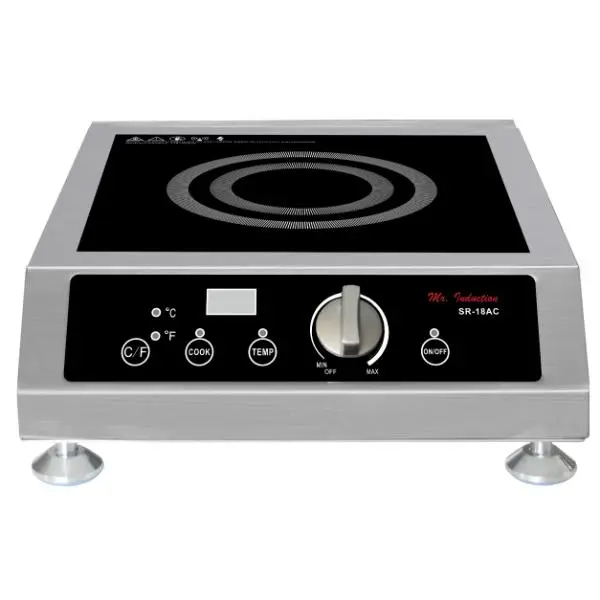 Sunpentown SR-18ACB 1800W Commercial Countertop Induction Stove, Multi-Function Induction Hobs, Induction Stoves