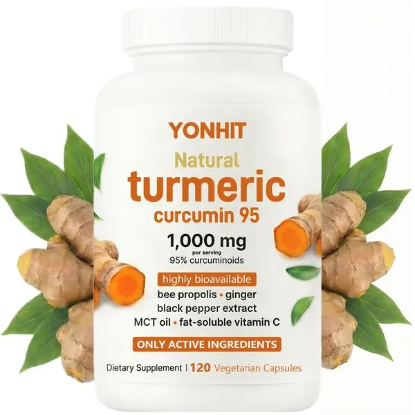 Turmeric Curcumin | 95% Curcuminoids With Black Pepper & MCT Oil For Maximum Absorption, Zero Fillers, 120 Plant-Based Capsules, Suitable For Both Men And Women. Reward Yourself Or A Loved One With, Independence Day