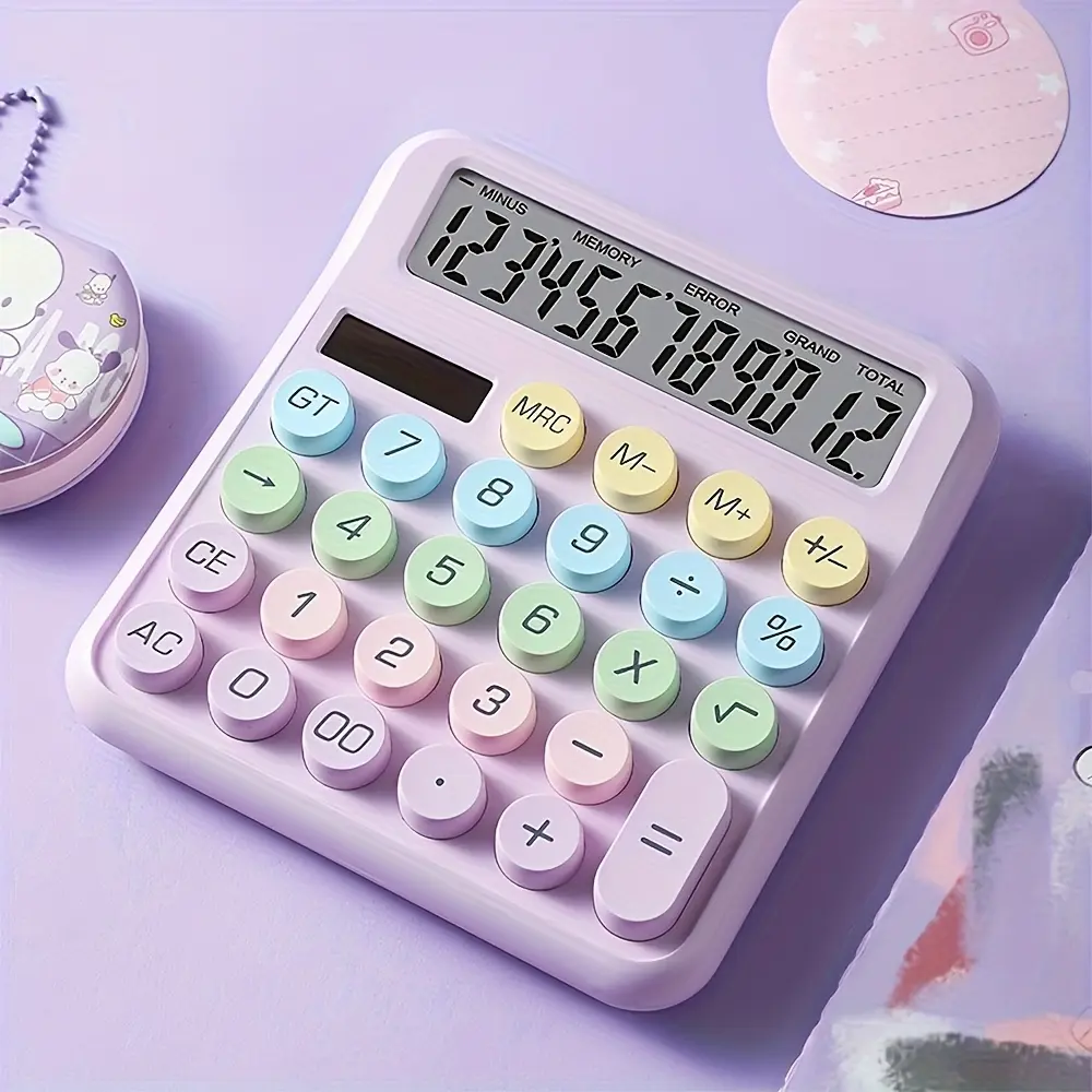 Digital Multi-Functional MPC Beatmaking Calculator with Large Screen, Large Keys, Memory Keys, M+ - Office Accessories, Calculator Accounting Supplies for Finance - Father's Day Gift for Accountants
