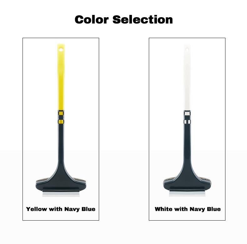 Multifunctional Anti-mosquito Screen Brush Glass Cleaning Tool with Dual Heads & Detachable Handle for Streak-Free Results on Windows, Mirrors, & Car Windows