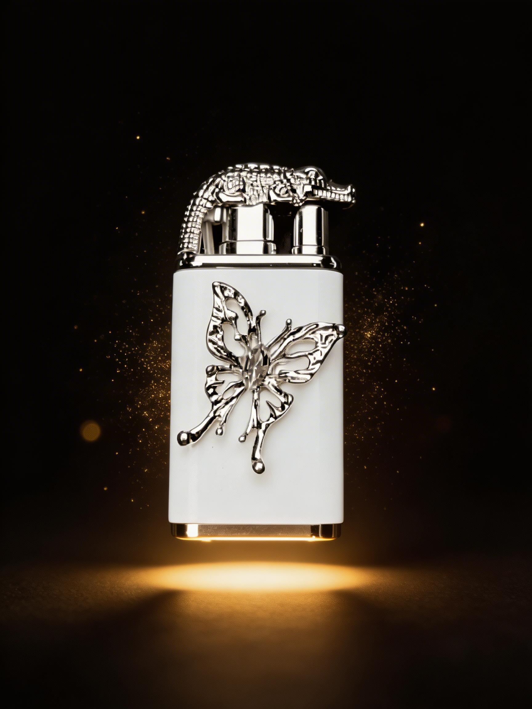 Handmade Butterfly Windproof Lighter - Refillable Torch Jet Type, & Stylish Design（No Gas）