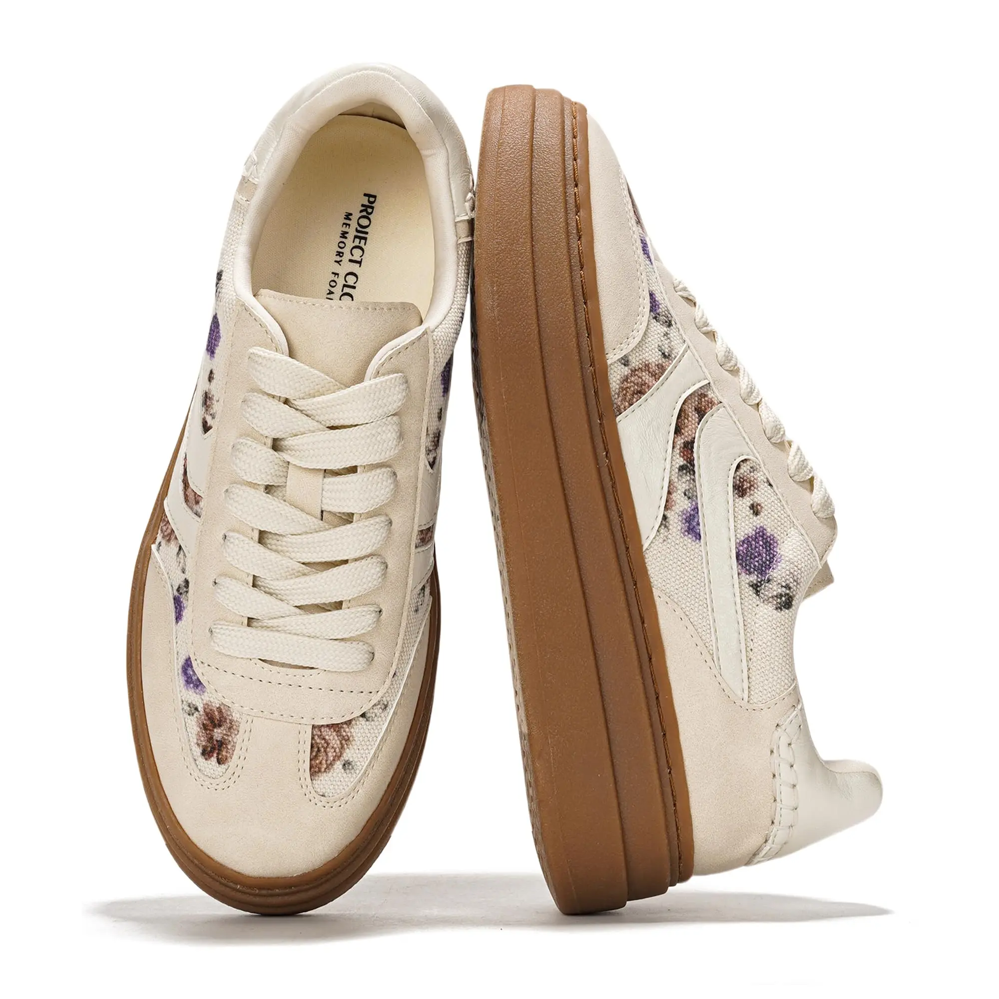 Project Cloud Women's | Platform Sneakers For Women | Memory Foam Insole | Lightweight | Non-Slip - Volley Project Cloud Women's | Platform Sneakers For Women | Memory Foam Insole | Lightweight | Non-Slip - Volley