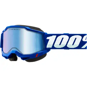 Accuri 2 Snowmobile Goggle Blue W/ Blue Mirror Lens