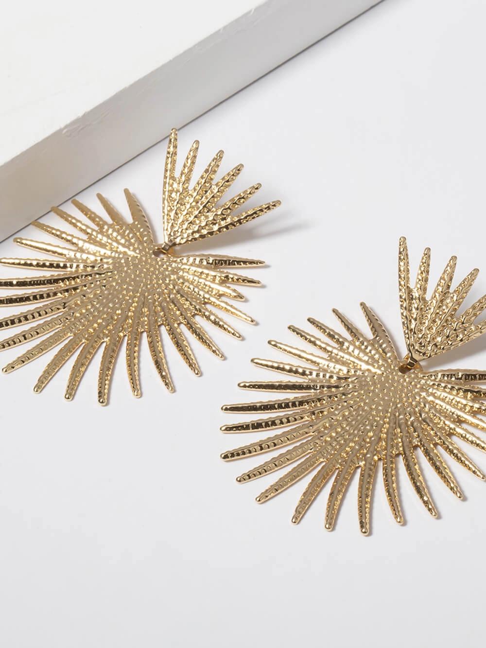 LikeMyChoice Retro Sunburst Gold-Plated Hoop Earrings Double-Layered 3D Design for Summer Beach & Date Night Ideal for Party & Night Out elegant simple design jewelry gift accessories for women jewelry mystery jar LikeMyChoice Retro Sunburst Gold-Plated Hoop Earrings Double-Layered 3D Design for Summer Beach & Date Night Ideal for Party & Night Out elegant simple design jewelry gift accessories for women jewelry mystery jar