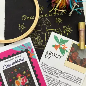 Hobby Haven 8” Embroidery Kit Beginner Sewing Hobby Haven 8” Embroidery Kit Beginner Sewing