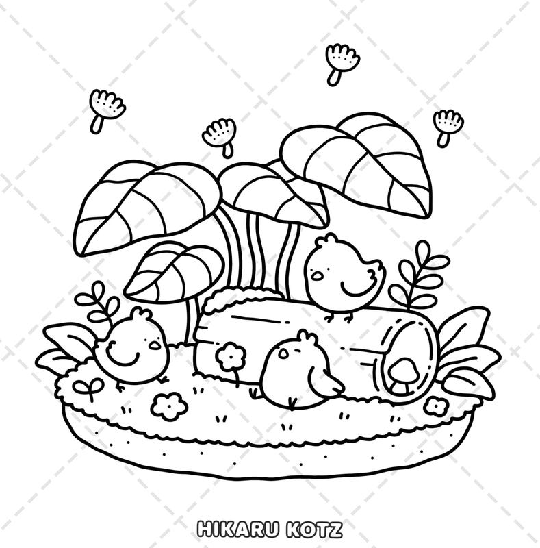 Garden Corners: Bold and Easy Coloring Book for Adults and Teens