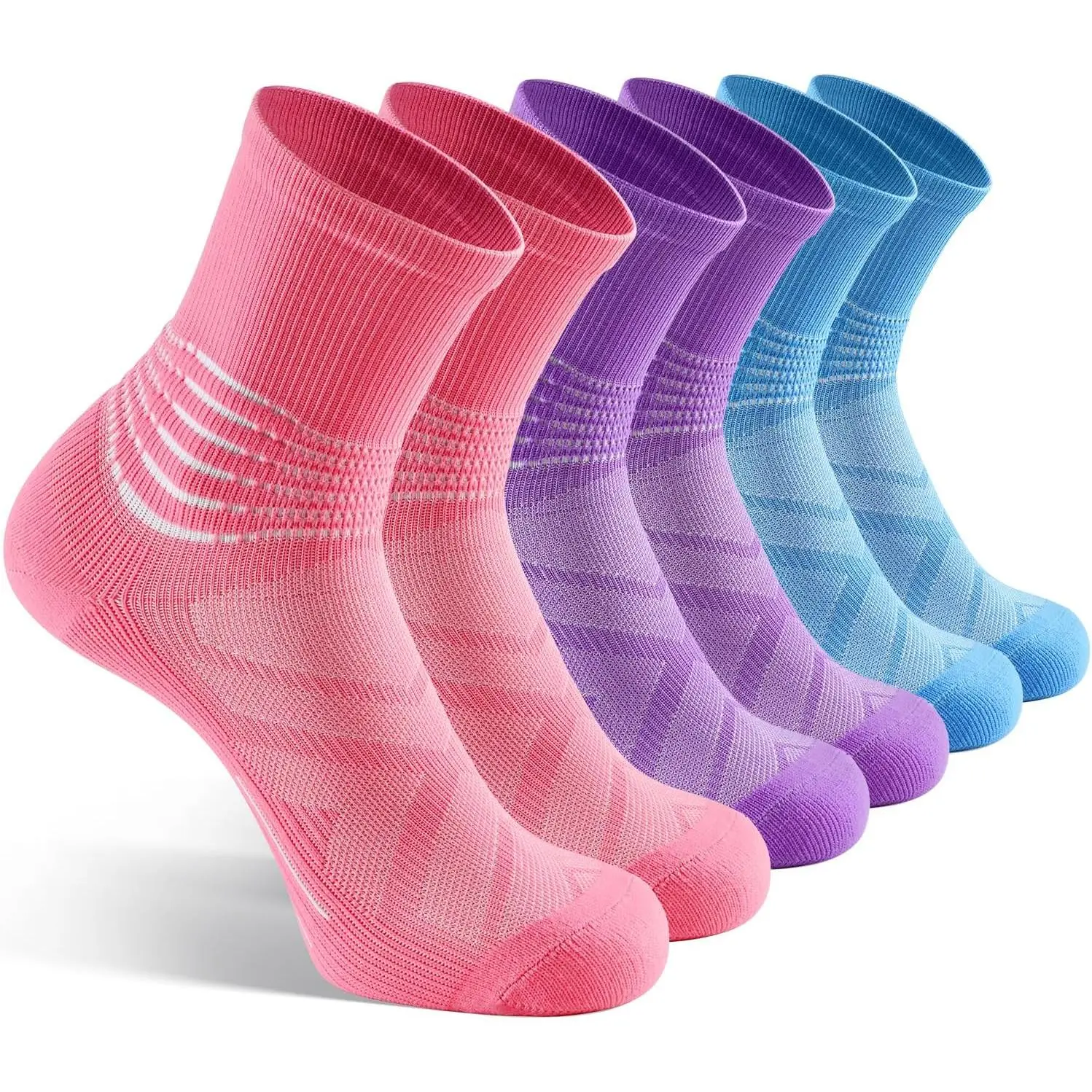 Pink+purple+light Blue-3 Packs