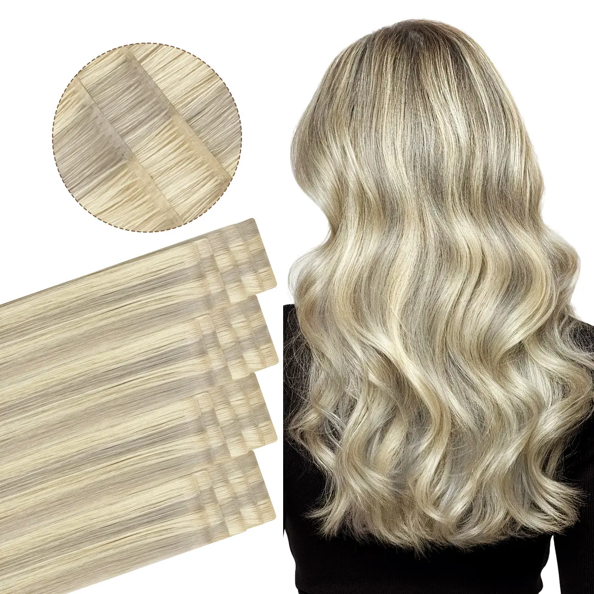 17A/60A-Ash Blonde Highlighted Platinum Blonde​