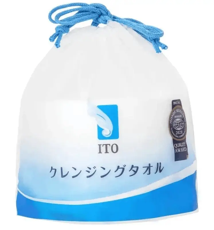 ITO Face Towels, Ultra-Soft & Extra Thick Cleansing Towels for Sensitive, Dry & Oily Skin, Facial Tissue, Makeup Remover Disposable Towels