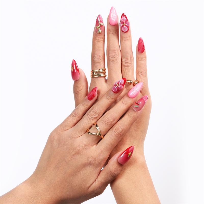 NailVesta ALMOND SHAPE COLLECTION – 100% Handcrafted 3D Press-On Nails | Reusable, Long-Lasting, Salon-Quality