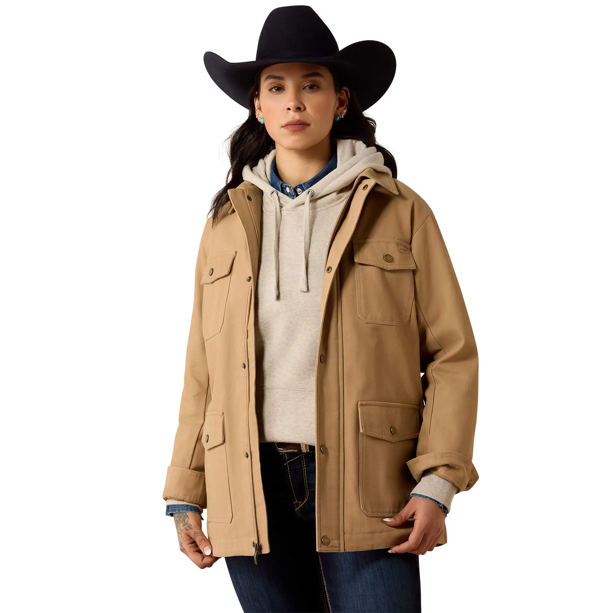 Women's Western Canvas Chore Jacket