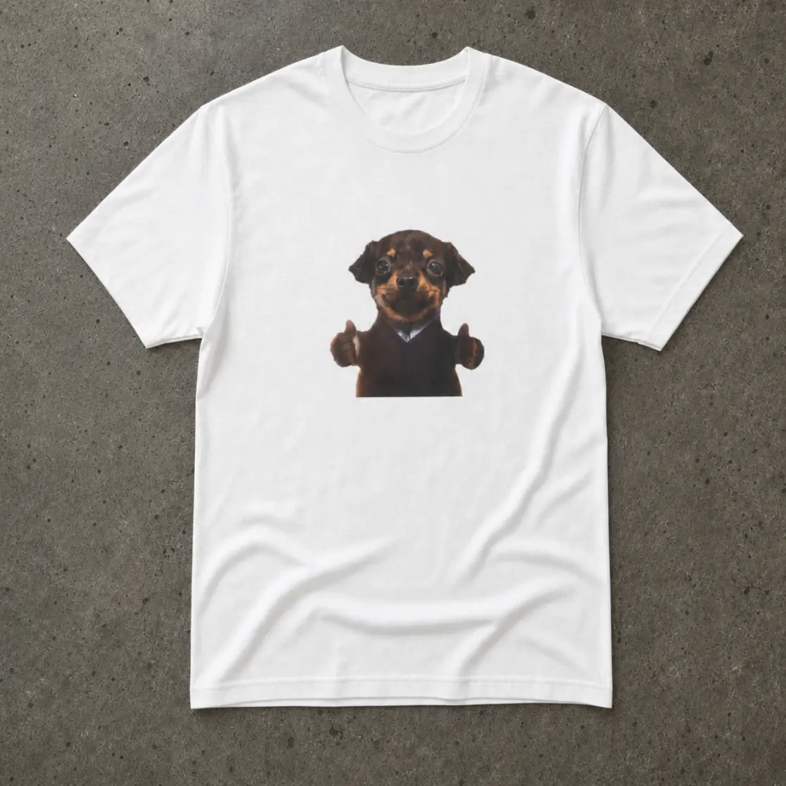 "Professional Dog" Funny T-shirt 100% Cotton