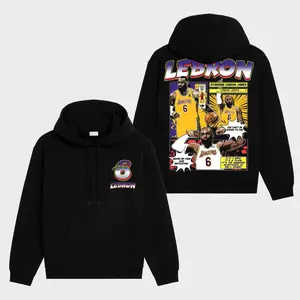 LeBron James "#23" Premium Cotton Hoodie V1, J-DubKing James Fans Hoodie, Lakers Nation Fans Club Hoodie, Basketball Graphic Hoodie, Basketball Lover Gift, Basketball Game Day Outfit.