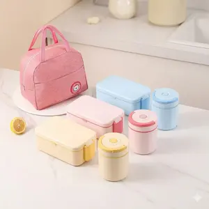 lunch  box function Versatile Bento Box for Adults Single Double Layer with Sauce Box Ideal for School Office Dining Halls Compact Lunch Container 2-Layer Design Storage Kitchenware Salad Tableware lunch box heated lunch box