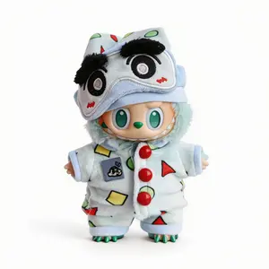 Cute  4-Pieces Pajamas compatible w/ Labubu (NO DOLLS)