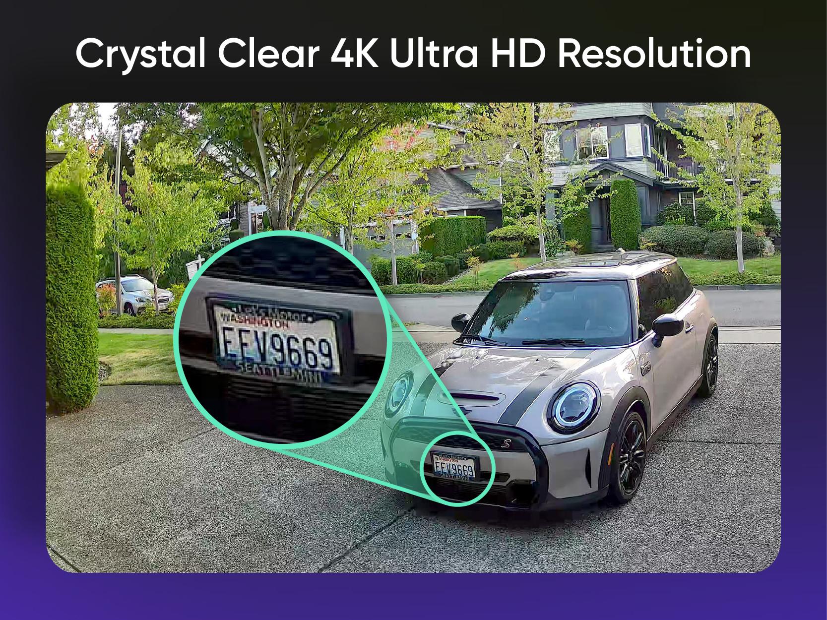 NEW! Wyze Cam Pan v4 - #1 Security Camera on TikTok goes 4K! Wired, Indoor/Outdoor Pan Tilt Zoom (PTZ), 360º Motion Tracking, Color Night Vision, WiFi