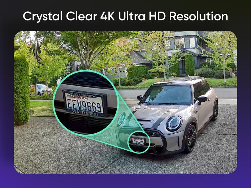 NEW! Wyze Cam Pan v4 - #1 Security Camera on TikTok goes 4K! Wired, Indoor/Outdoor Pan Tilt Zoom (PTZ), 360º Motion Tracking, Color Night Vision, WiFi