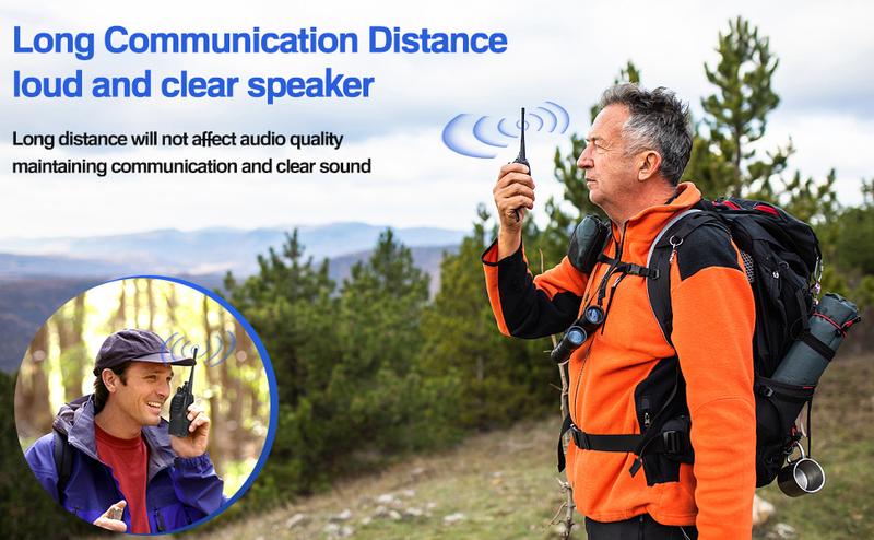 Baofeng Walkie-Talkie 888S Audio Walkie-Talkie, (10 units with 10 headsets) rechargeable with a 1-3 km long-range distance, 16-channel professional handheld two-way communication, built-in flashlight, comes with a lithium battery and charger.