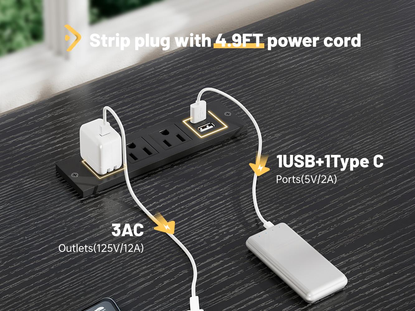 【Cost-effectiveness】Raybee 48'' Gaming Desk with Drawer,Computer desk with LED Lights & 3AC Power Cord & Outlets,Home Office Desks with Monitor Stand,Side Shelf,Metal Frame 【Cost-effectiveness】Raybee 48'' Gaming Desk with Drawer,Computer desk with LED Lights & 3AC Power Cord & Outlets,Home Office Desks with Monitor Stand,Side Shelf,Metal Frame