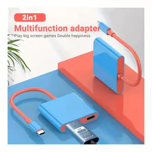 Portable Switch TV Dock | USB-C Game Hub with 4K HDTV, PD 100W Ports for Nintendo Switch/OLED Mac Pro/Air