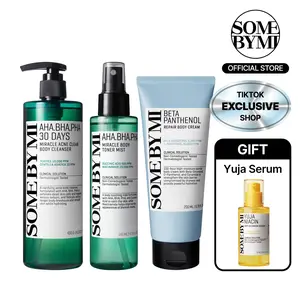 Full Body Miracle Repair Set - 3-Step Routine for Hyperpigmentation & Body Acne - Salicylic Acid & Niacinamide - Soothing Centella - Korean Skincare