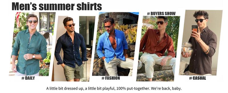 COOFANDY Men's Thin Long Sleeve Button Down Shirts Casual Business Dress Shirt