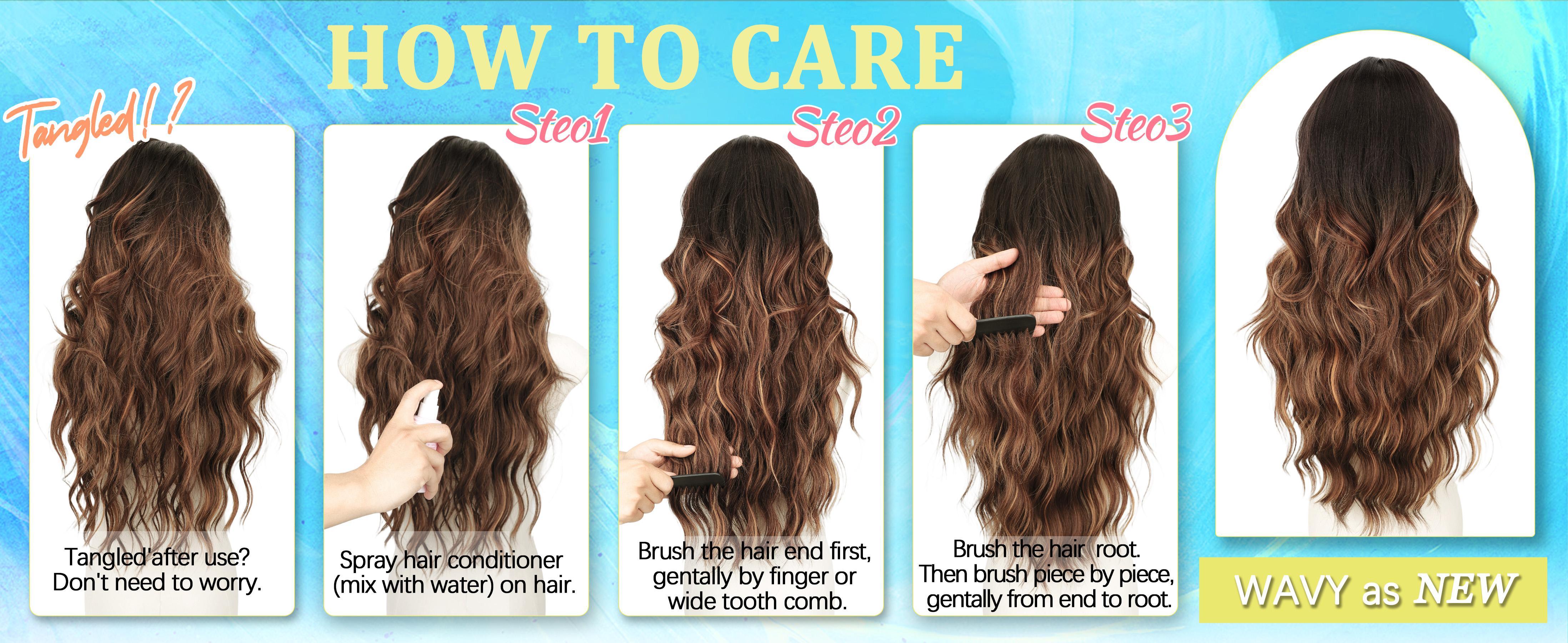 AISI HAIR Long Wavy Lace Hairline Wig for Women 26 Inch Middle Part Synthetic Heat Resistant Wig for Daily Party