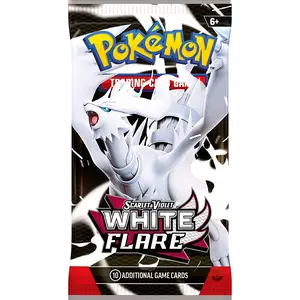 Pokemon Scarlet & Violet White Flare Booster Pack ENGLISH 10 Cards Trading Card Game