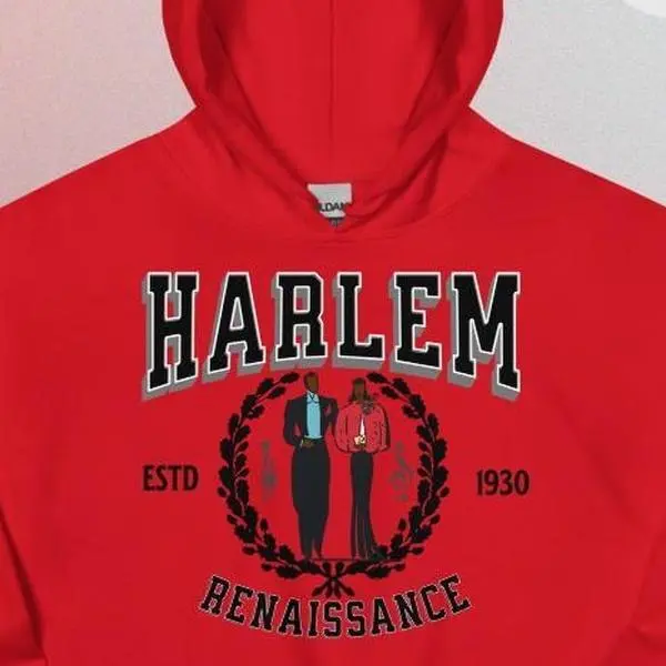 Historic Harlem Renaissance Hoodie - Classic Image, Established 1930