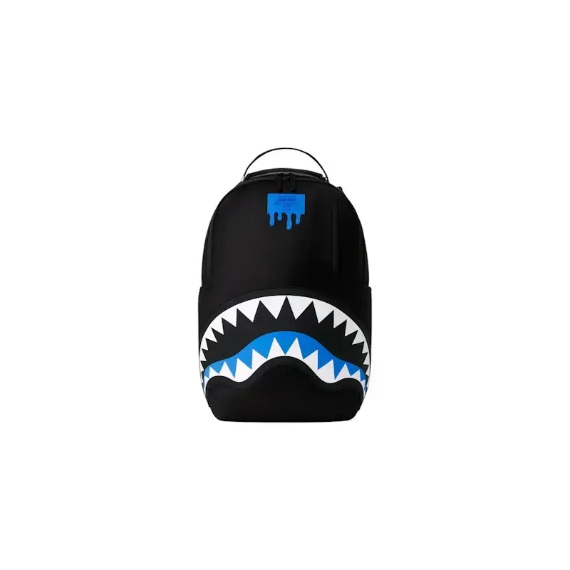 Sprayground Shark Central Passport Backpack Blue Sprayground Shark Central Passport Backpack Blue