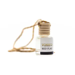 TOXICO SCENTS Red Flag Floral Amber Fragrance Oil Air Freshener for Cars & Small Spaces