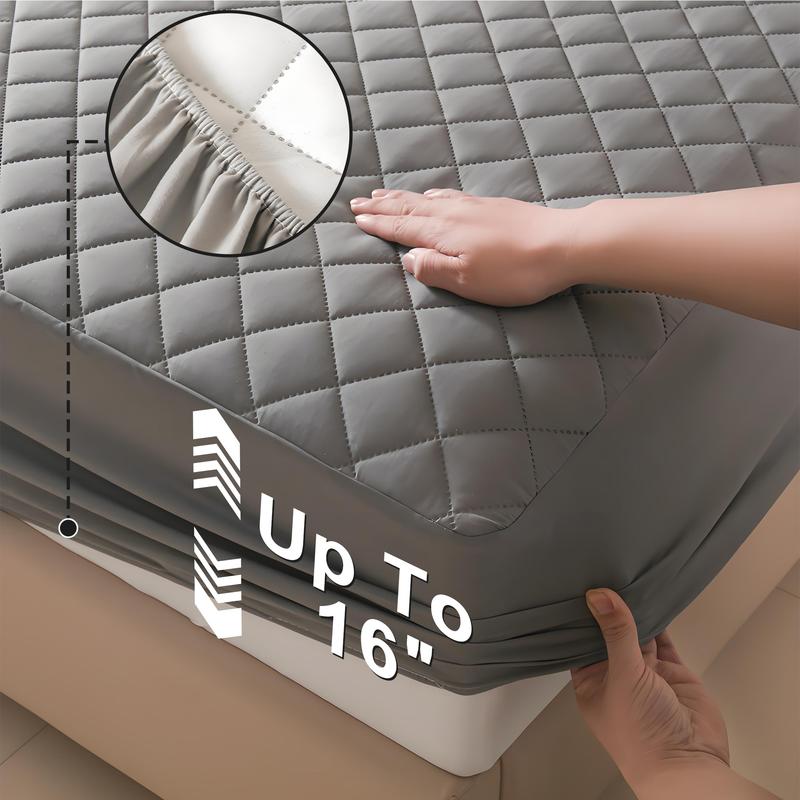Raybee Waterproof Mattress Protector Queen Size, Washable & Durable Mattress Cover, 6-16'' Deep Pocket Mattress Pad , Fitted Sheet For Bedroom, Guest Room, Collage Dorm,Hotel,Dust Proof Raybee Waterproof Mattress Protector Queen Size, Washable & Durable Mattress Cover, 6-16'' Deep Pocket Mattress Pad , Fitted Sheet For Bedroom, Guest Room, Collage Dorm,Hotel,Dust Proof
