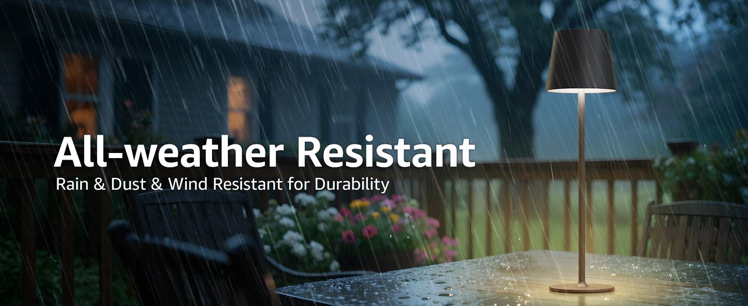 Cordless Table Lamp Portable USB Rechargeable Desk Lamp Adjustable Height Tricolor Temps Stepless Dimming Touch Control Night Light for Bedroom Cafe Outdoor