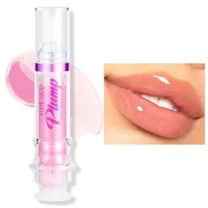 Erinde Lip Plumper Gloss, Natural Spicy Lip Plumping Booster, Ultra-Hydrating & Nourishing Plump Lip Plumper, Glossy Finish Fuller Lip Plumping Oil for Women Girls,  Hydrate Moisturizer Moisturizer