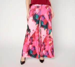 Mally Roncal Regular Wide Leg Feather Knit Pant