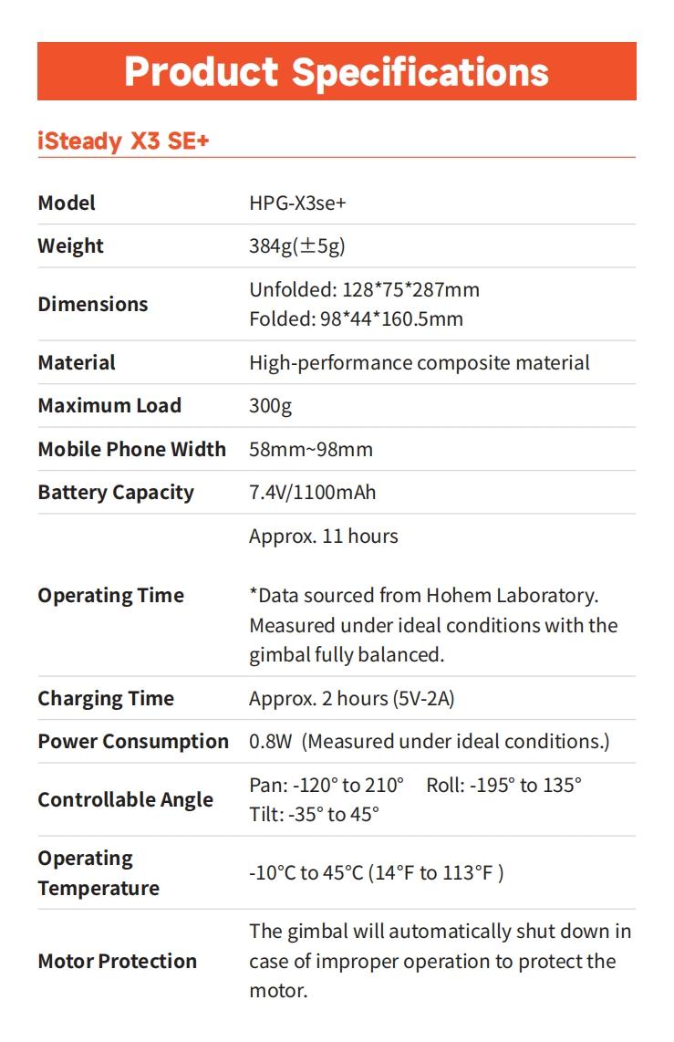 hohem iSteady X3 SE Plus Gimbal Stabilizer for iPhone, AI Facial Tracking,Smartphone Gimbal with Detachable Remote Control, Portable Foldable 3-Axis Phone Gimbal for Android & iPhone 17 ,Built-in Extendable Rod,Vlog Stabilizer,Cellphone&Selfie accessories