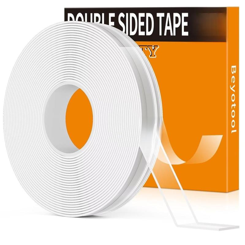 Double Sided Tape Heavy Duty 160 Inch Nano Mounting Tape Clear Adhesive for Home Office Outdoor Decorative Strips Residue Free Easy Install