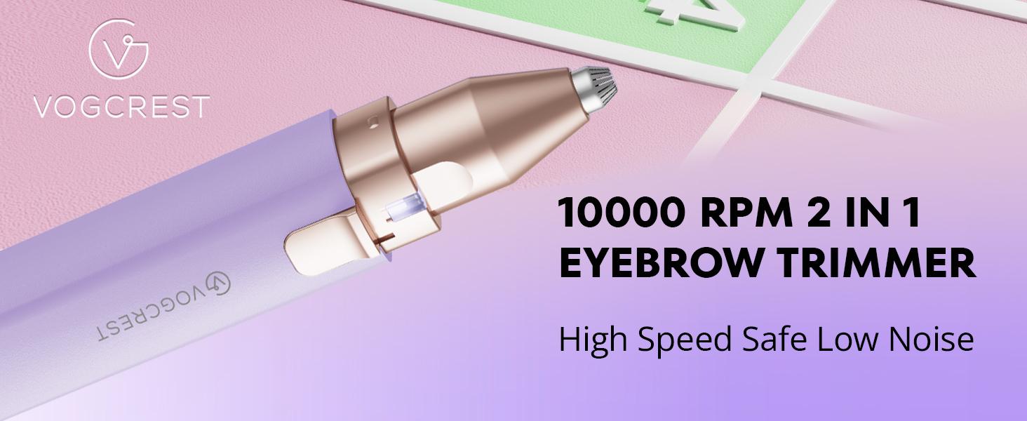 VOGCREST Electric Bikini Shaver & Facial Eyebrow Hair Trimmer for Women, Rechargeable and Portable  Lady Facial Razor Gift Set