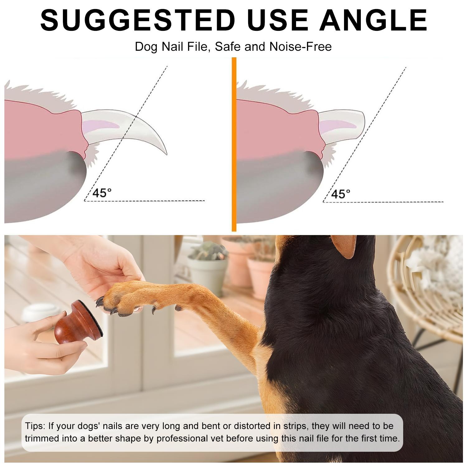 Dog Nail File with 3Pcs Replaceable Sandpaper, Dog Scratch Pad for Nails Stress-Free Nail Filing for Dogs Mini Nail Scratch Board for Dog Dog Nail File with 3Pcs Replaceable Sandpaper, Dog Scratch Pad for Nails Stress-Free Nail Filing for Dogs Mini Nail Scratch Board for Dog