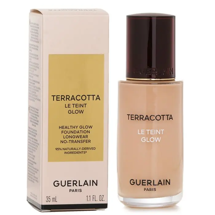 Guerlain Terracotta Le Teint Glow Cosmetic Foundation - #0N, Moisturizing, Hydrating, Radiant, Buildable Coverage, Moisturize