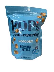 Pop's Heavenly Kettle Popcorn - Original Kettle Flavor, Salty-Sweet Balance, 7.5 oz