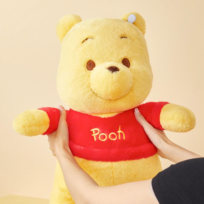 【Holiday Gift】Disney Winnie the Pooh Basic Series Sitting Plush Doll 31.5inch/19.69inch, Adorable Classic Character Stuffed Toy, Suitable Gift for Women & Fans, Holiday & Holiday Haul & New Year
