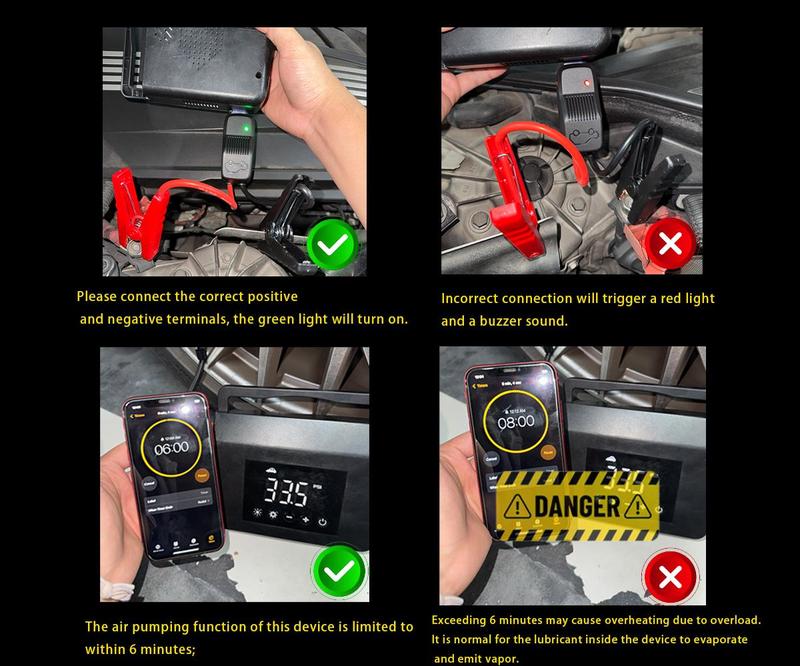 【Eleacc】2026 Winter Savior – 4000A Car Jump Starter & Jump Starter with 150PSI Tire Inflator, 15000mAh Power Bank & LED Light, Reliable in -20°F, Compatible with Most Cars, Trucks (ALL Gas/8.0L Diesel), Automotive Convenience for Winter Driving